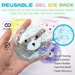 4 Pack Kids Reusable Gel Ice Packs