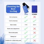 Reusable Gel Ice Cold Packs - 2-Piece Set