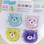 4 Pack Kids Reusable Gel Ice Packs