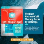ICEWRAPS Reusable Hot & Cold Gel Ice Packs