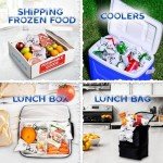 Reusable Ice Packs for Shipping Frozen Food - 12 Pack