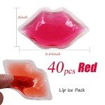 Red Ice Pack for Lip Filler and Injuries (40 Count)
