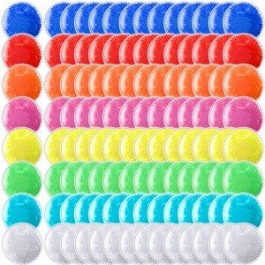 TrelaCo 80 Pack Reusable Colorful Ice Packs