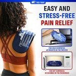 Reusable Hot and Cold Gel Ice Pack Set