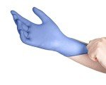 Rhino BASIC Blue Nitrile Exam Gloves - Latex-Free & Powder-Free - NGPF-7003 (Case of 1,000), Large