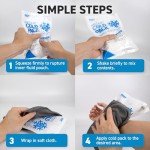 Medium Instant Cold Packs for Fast Pain Relief