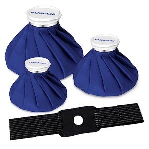 Pledulab Reusable Ice Pack with Support Wrap 4-Pack