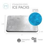 Stainless Steel Travel Ice Packs - Set of 2