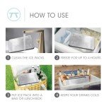 Stainless Steel Travel Ice Packs - Set of 2