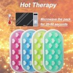 Reusable Gel Ice Packs for Pain Relief - 4 Pack