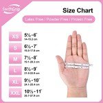 SwiftGrip Pink Disposable Gloves, 3-mil, Medical exam Gloves Disposable Latex Free, Gloves for Cleaning & Esthetician, Pink Rubber Gloves, Pink Cleaning Gloves, Powder-Free, 100-ct Box (Medium)