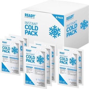 Instant Cold Packs for Fast Pain Relief (Case of 8)
