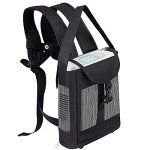Yxmeiguo Lightweight Portable Oxygen Concentrator Backpack for G3 Unit, Breathable POC Carrying Bag with Mesh Panels, Comfortable & Water Resistant Oxygen Backpack, Black