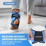 Comfpack Reusable Ankle Ice Pack Wrap