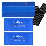 LotFancy Reusable Gel Ice Pack Wrap for Pain Relief