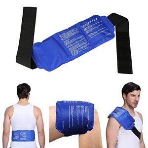 Reusable Back Ice Gel Pack with Strap