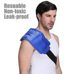 Reusable Back Ice Gel Pack with Strap