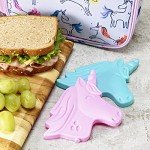 Unicorn Slim Ice Packs for Kids' Lunch Boxes