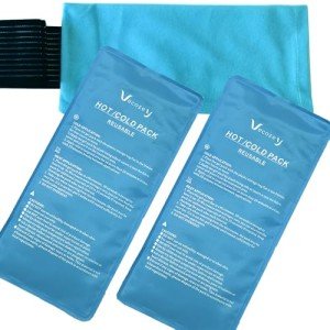 Reusable Gel Ice Packs with Adjustable Wrap - 2 Pack