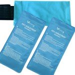 Reusable Gel Ice Packs with Adjustable Wrap - 2 Pack