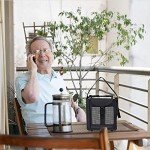 Yxmeiguo Lightweight Portable Oxygen Concentrator Backpack for G3 Unit, Breathable POC Carrying Bag with Mesh Panels, Comfortable & Water Resistant Oxygen Backpack, Black