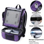 BAGSFY Portable Oxygen Concentrators Backpack Compatible with Inogen One G3 & Inogen One G5, Inogen Rove 6, Lightweight Oxygen Machine Carrying Bag (Purple)