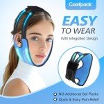 Wisdom Teeth Ice Pack Head Wrap with Ear Hole