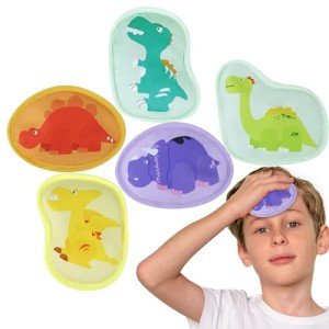 Kids Dinosaur Ice Packs for Boo Boos - 5 Pack