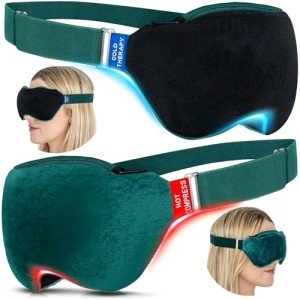 Heated Eye Mask with Cold Gel Therapy