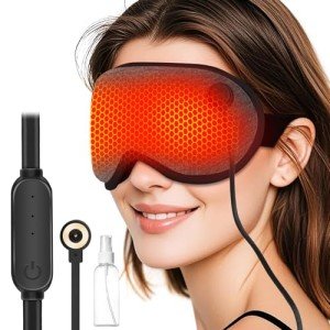 Heated Eye Mask for Dry Eyes and Relief