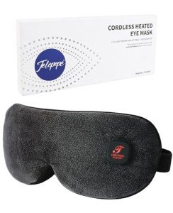 Cordless Heated Eye Mask with Rechargeable Battery