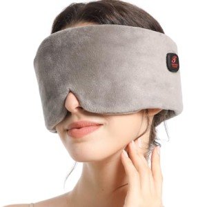 Cordless Heated Eye Mask for Dry Eyes - Grey