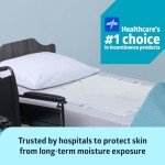 Medline Ultrasorbs Advanced Extra Strength Drypads, 30" x 36", 70 Count, Super Absorbent Disposable Pads, Incontinence Bed Pads, Chucks Bed Pads, Elderly, 350 lb Repositioning Capacity