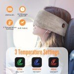 Cordless Heated Eye Mask for Dry Eyes - Grey
