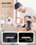 Cordless Heated Eye Mask with Rechargeable Battery