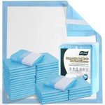 SOFYFINE Bed Pads with Adhesive Strip 30"x36" Thicken Elderly Adults Incontinence Underpads Disposable,Heavy Duty Absorbent Chucks Waterproof,XL Extra Large Puppy Pee Training Pad[25 Pads]