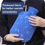 DICEVER 2L Hot Water Bottle with Soft Cover