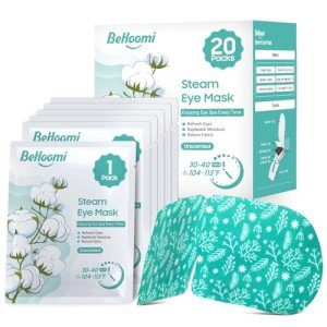 BeHoomi 20 Pack Heated Steam Eye Masks