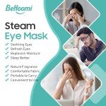 BeHoomi 20 Pack Heated Steam Eye Masks
