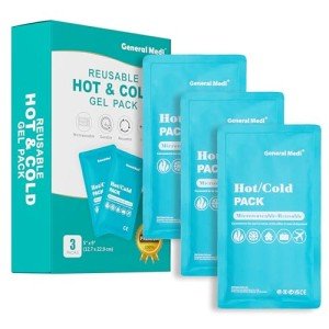 Reusable Hot & Cold Gel Packs - 3 Pack
