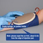 Medarchitect IV Practice Kit for Injection Training, Wearable Injection Practice Kit for Venipuncture Practice, IV Injection/Insertion Practice Pad for Medical Education