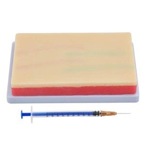 IV Training Kit, Phlebotomy Practice Kit 𝒘𝒊𝒕𝒉 𝑵𝒆𝒆𝒅𝒍𝒆𝒔, Venipuncture IV Injection Training Pad Starter Kit Blood Draw Practice kit for Nursing Student Medical Education