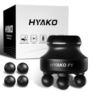 HYAKO F1 Massage Gun - 4 Heads, 5 Modes