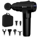 AERLANG Deep Tissue Massage Gun with 6 Heads