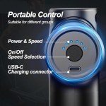 LEERCON Portable Deep Tissue Massage Gun - 4 Heads