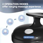 Handheld Hair Massager with Soft Vibration Comb