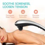 Handheld Percussion Massager with Infrared Light