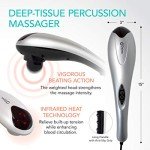 Handheld Percussion Massager with Infrared Light