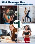 YAEIY Portable Mini Massage Gun with 4 Attachments