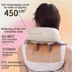 Mini Electric Neck and Back Massager with Heat